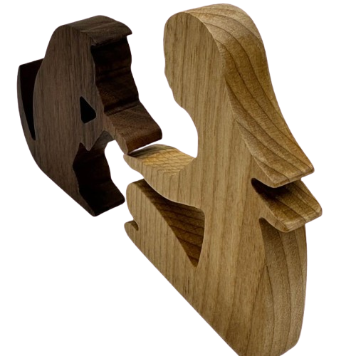 Pet Memorial Woodwork Art Figurines