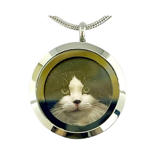 Memorial Locket "Ashes or Photo Pendant"