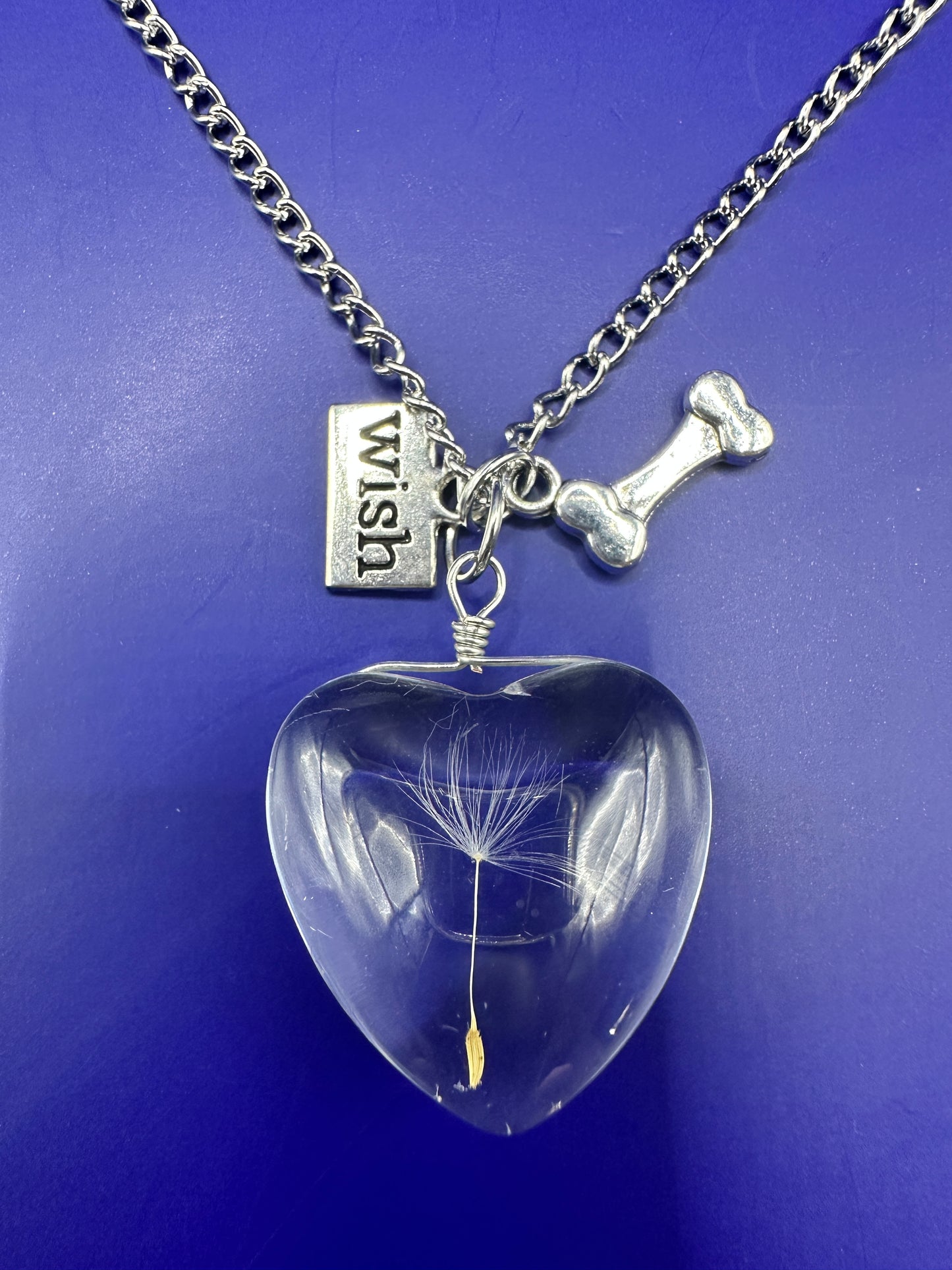 Dandelion and Charm Pendant or Keyring