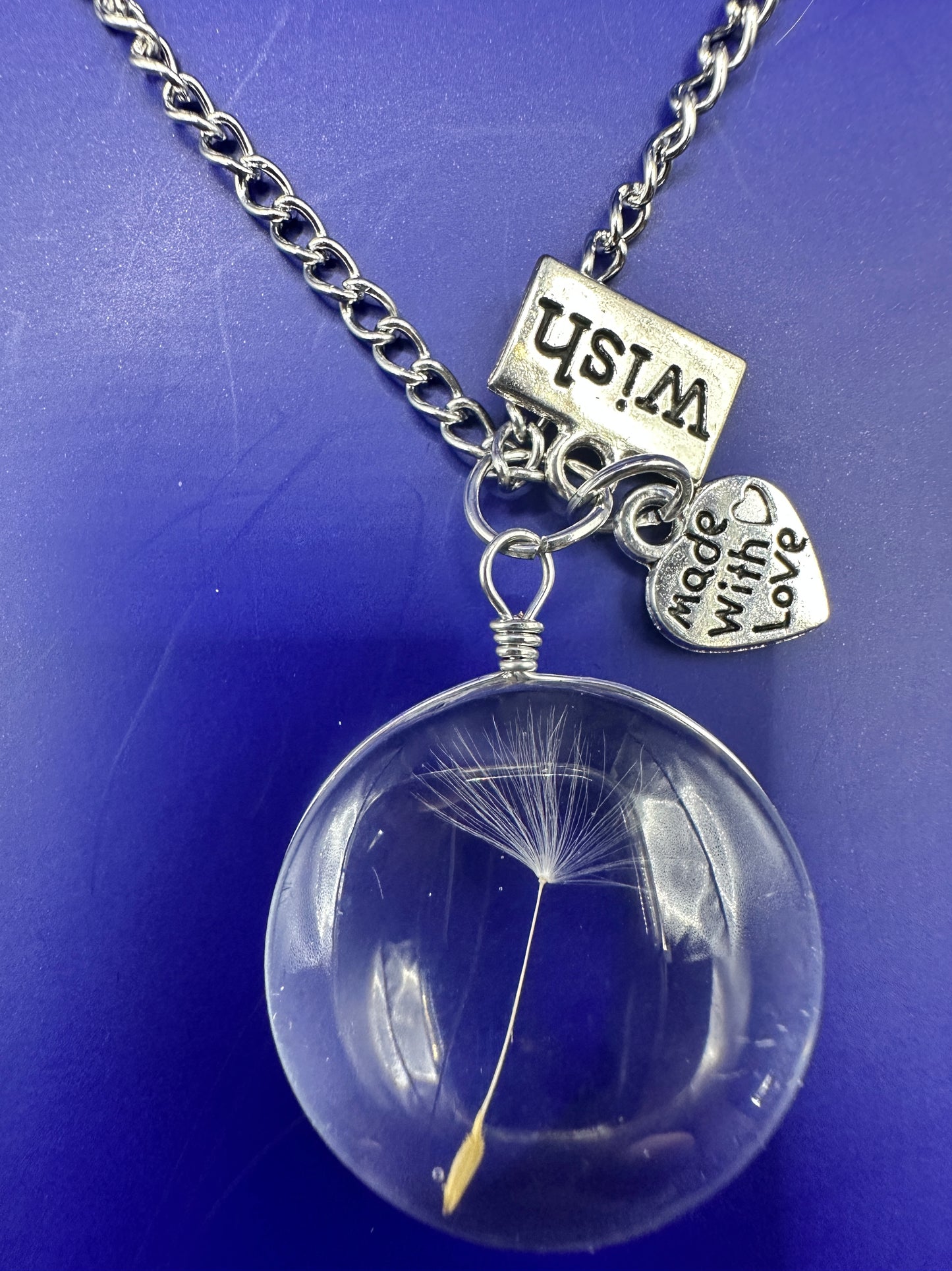 Dandelion and Charm Pendant or Keyring