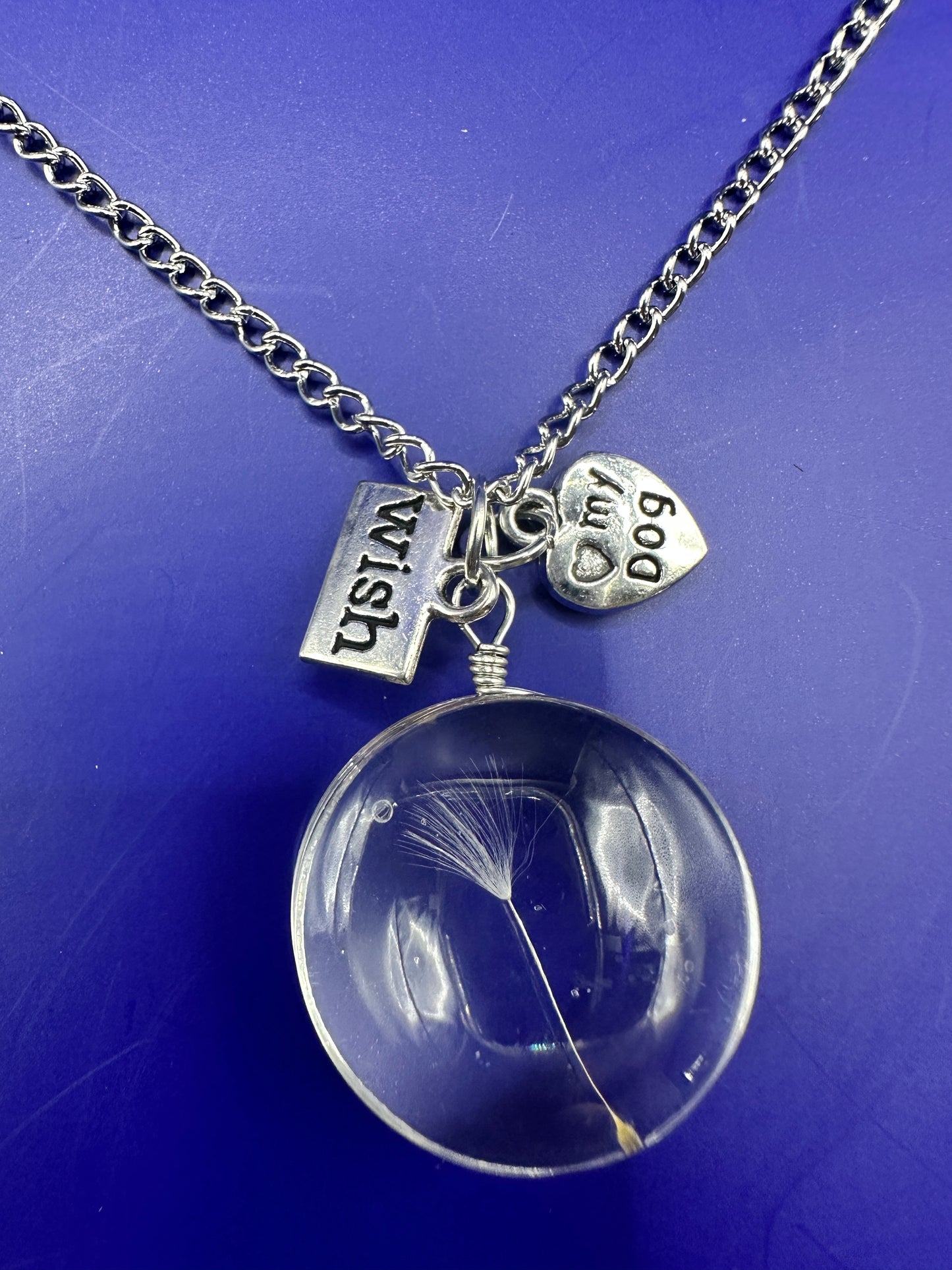 Dandelion and Charm Pendant or Keyring