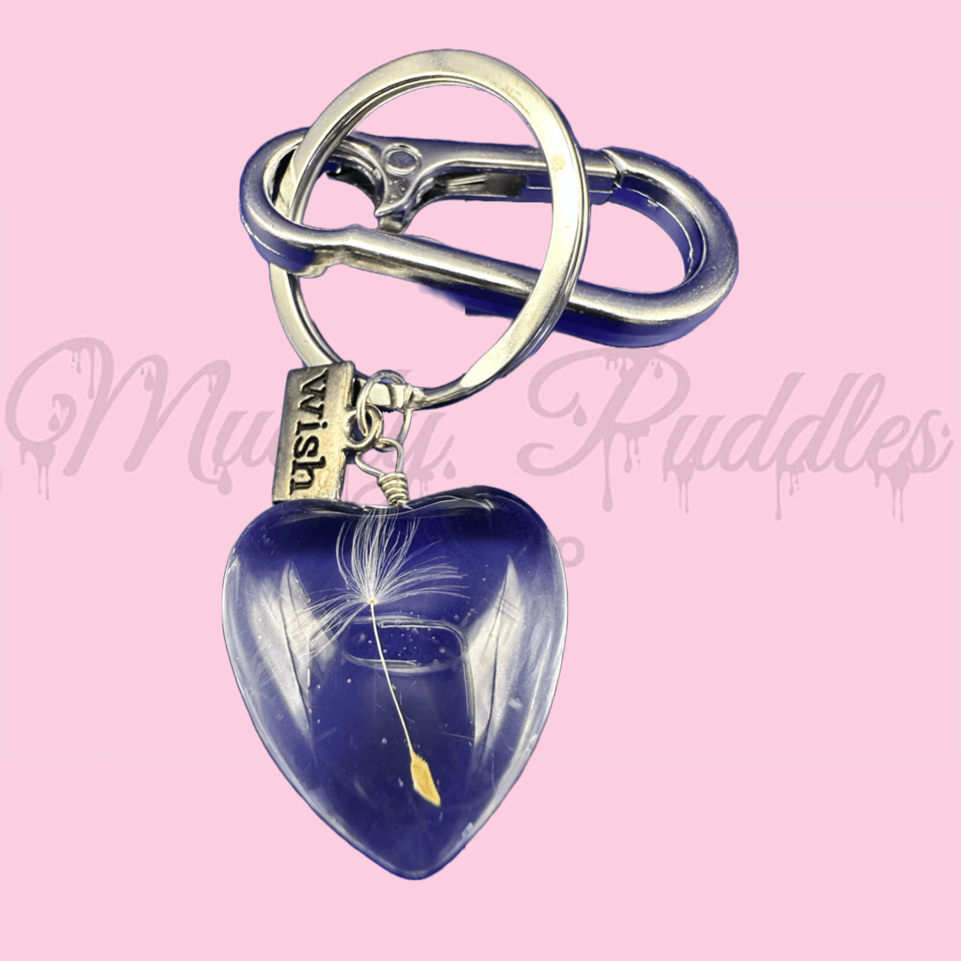 Dandelion and Charm Pendant or Keyring