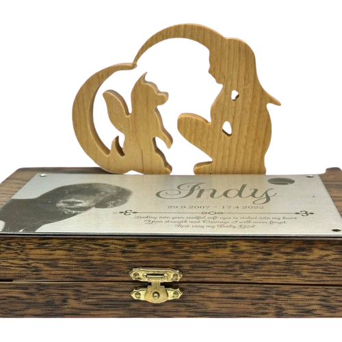 Pet Memorial Woodwork Art Figurines