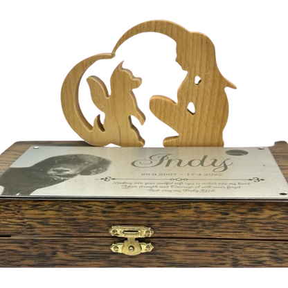Pet Memorial Woodwork Art Figurines