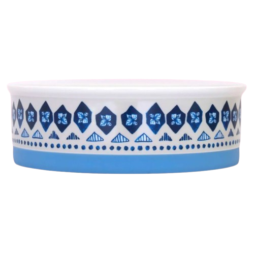 Indie Boho  Ceramic Dog Bowl