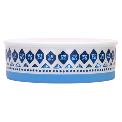 Indie Boho  Ceramic Dog Bowl