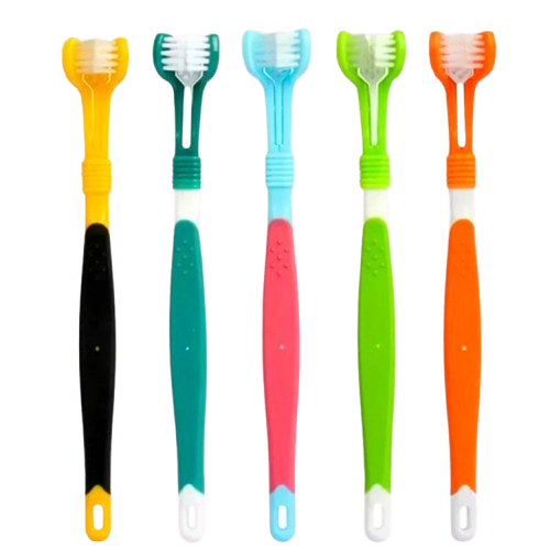 Three Sided Pet Toothbrush