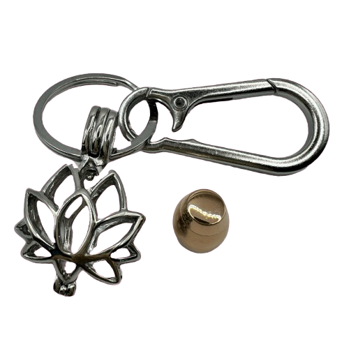 Lotus Flower "Urn" Keyring Keepsake
