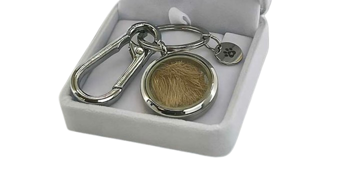 Memorial Locket  "Ashes or Photo Keyring
