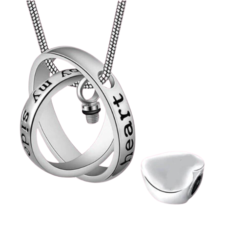 No Longer by My Side "Keepsake Pendant" Urn Ashes