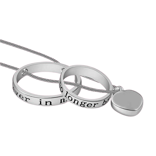 No Longer by My Side "Keepsake Pendant" Urn Ashes