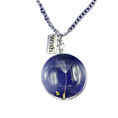 Dandelion and Charm Pendant or Keyring