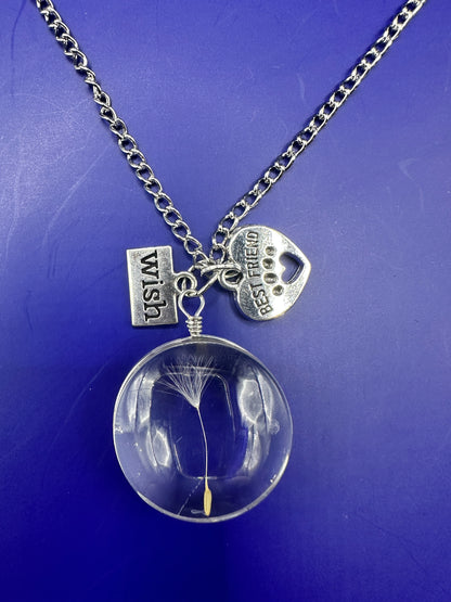 Dandelion and Charm Pendant or Keyring