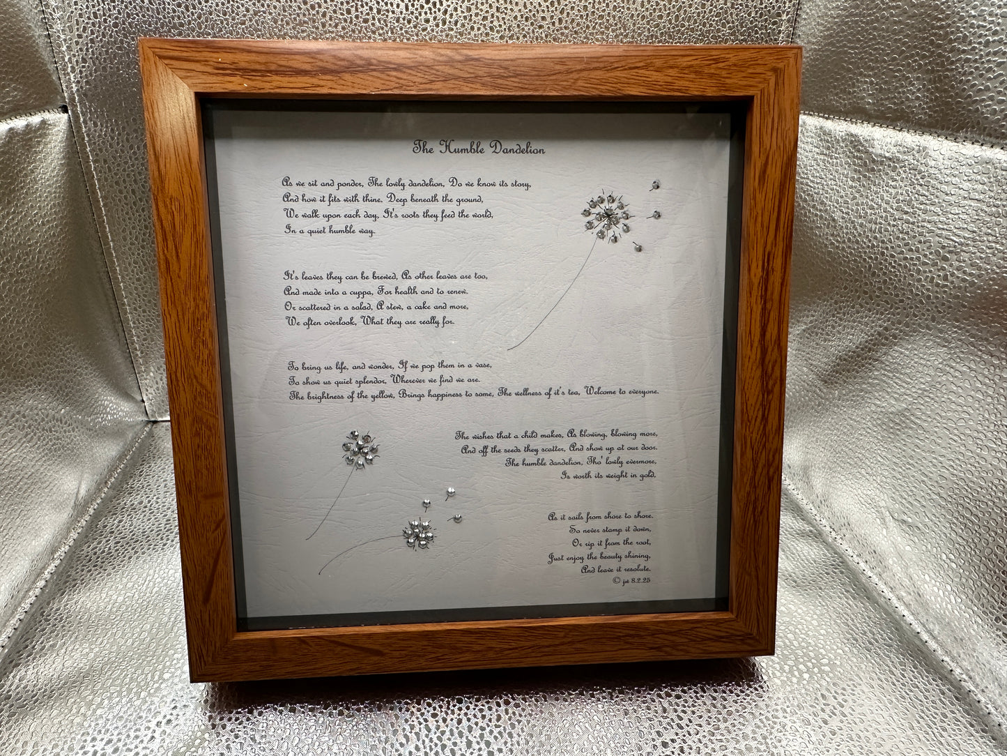 Dandelion Poem Boxed Art
