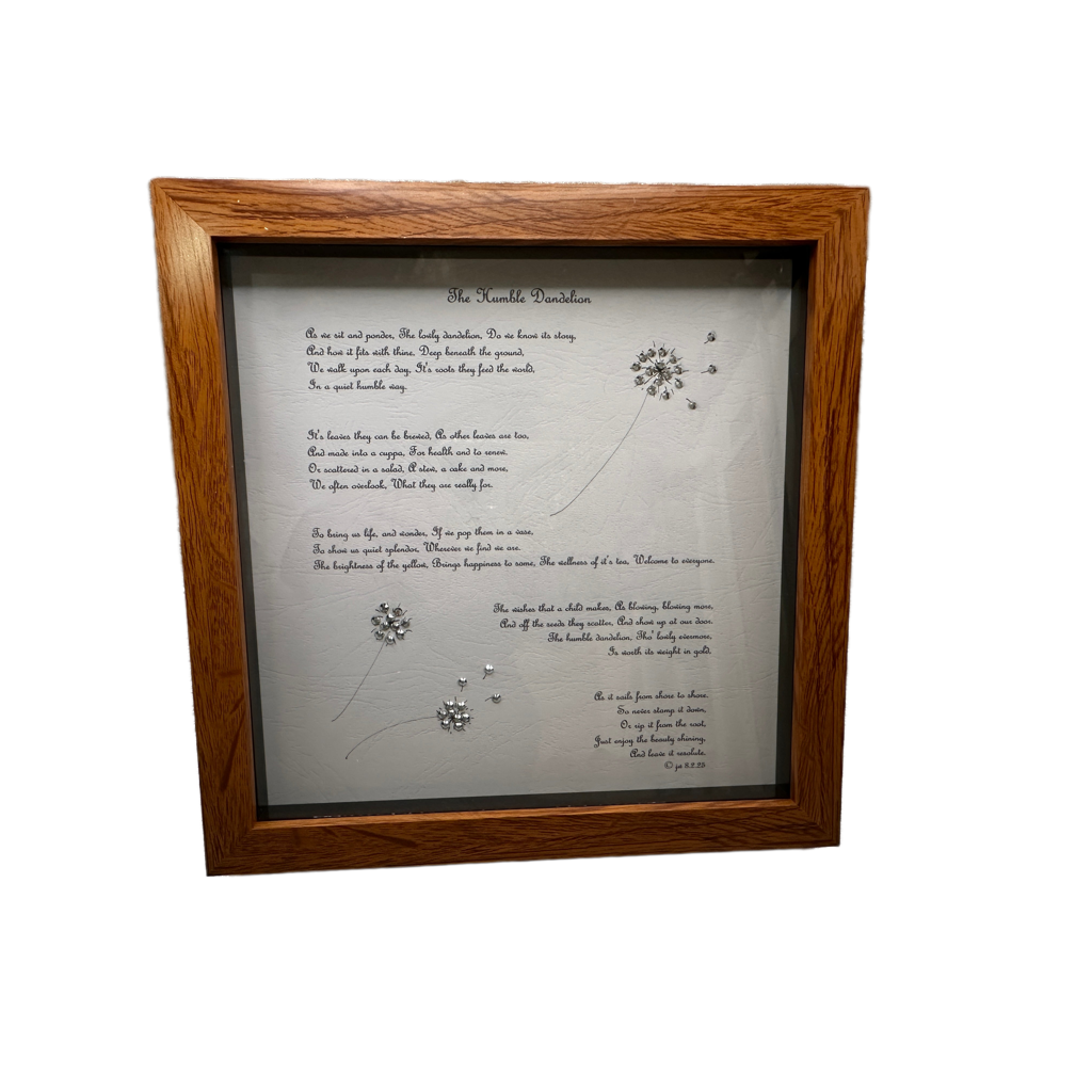 Dandelion Poem Boxed Art
