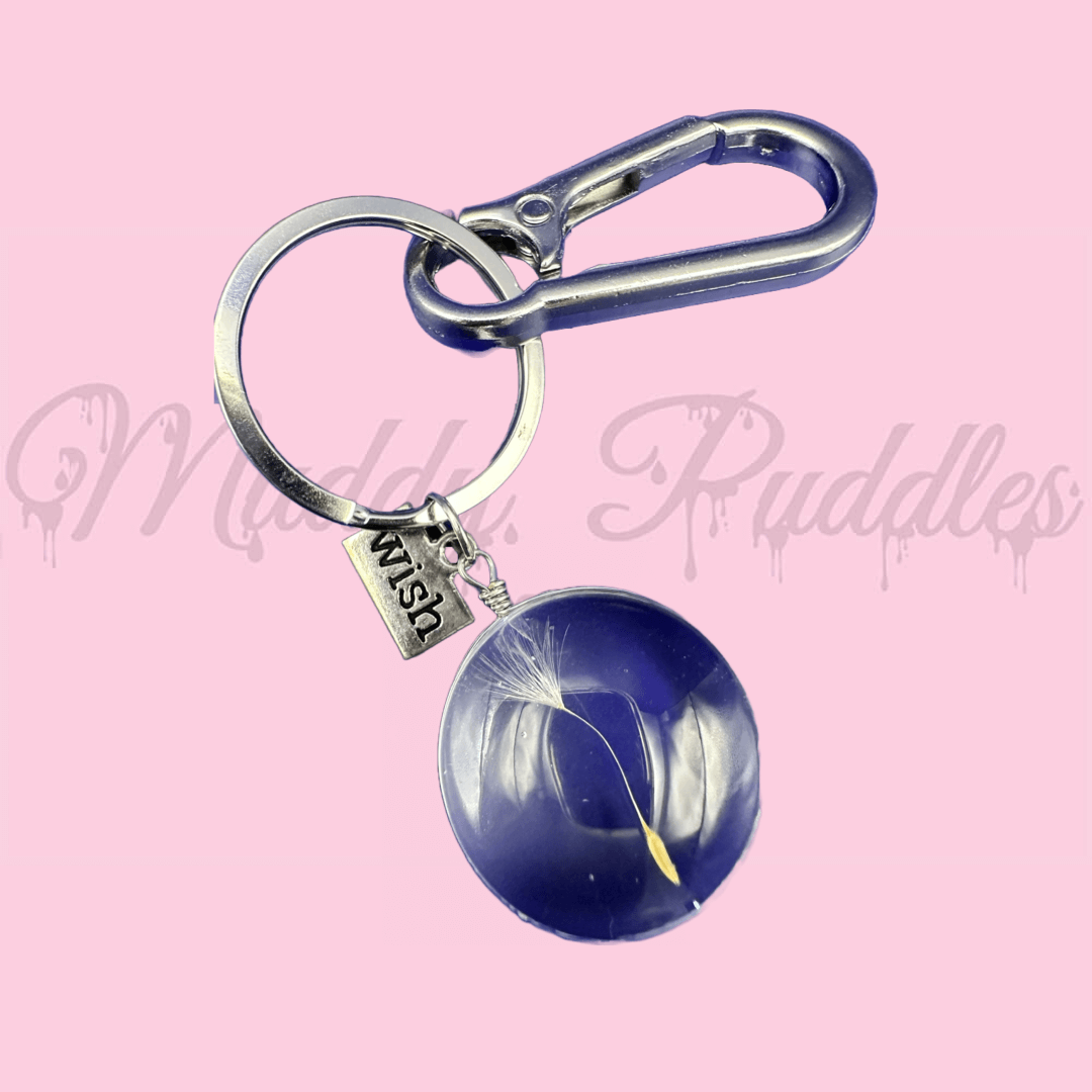 Dandelion and Charm Pendant or Keyring